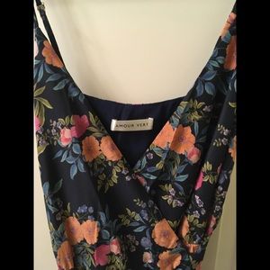 Amour Vert Floral Maxi Wrap Dress